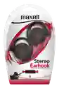 Maxell Audifonos Con Microfonoearclip Red