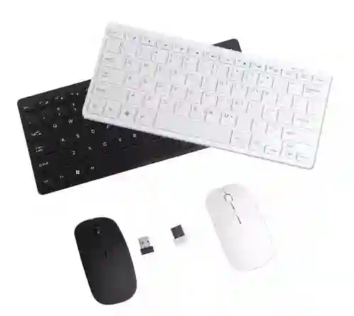 Combo Teclado Mouse Mini Inalambrico