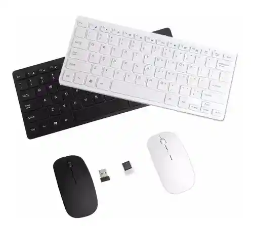 Combo Teclado Mouse Mini Inalambrico
