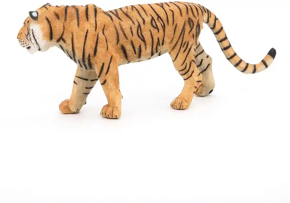 Figura Coleccionable Tigre Pintado A Mano Niños