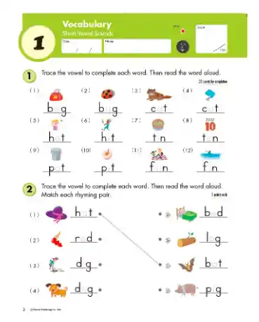 Kumon Libro Para Niños Vocabulario Escritura Inglés