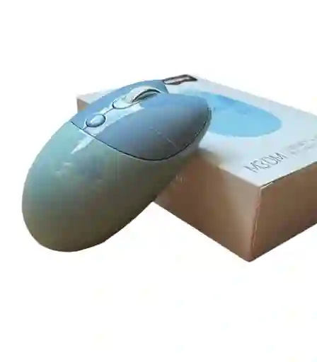 Mouse Inalambrico Moffi M3dm-color Celeste