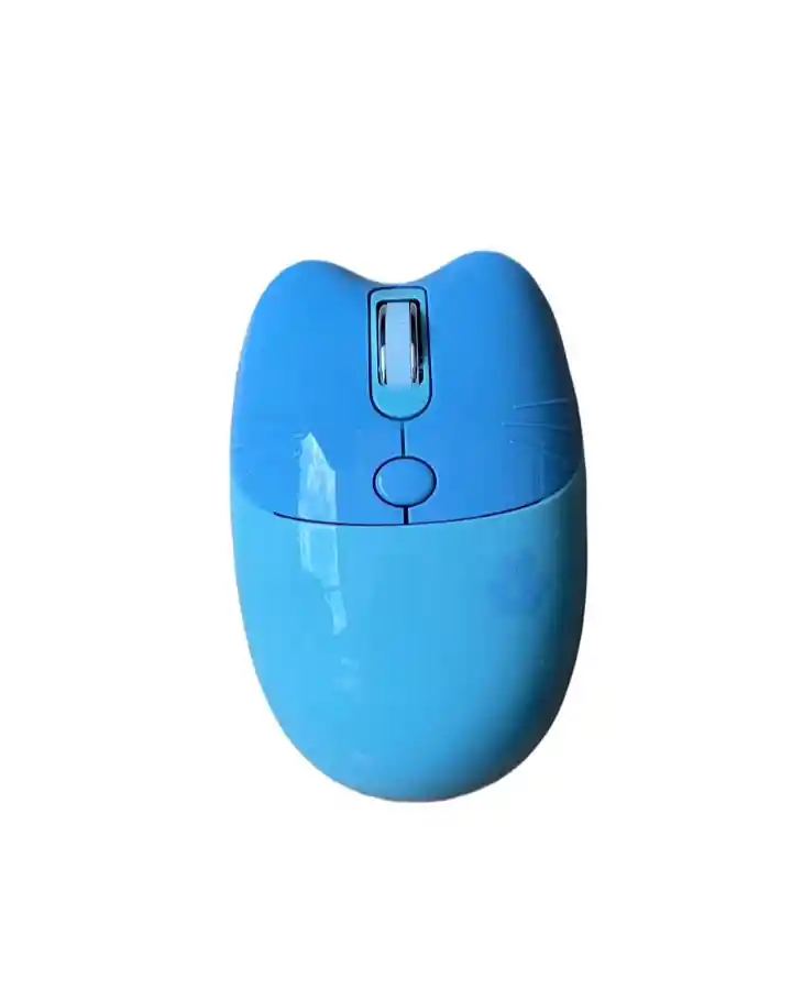 Mouse Inalambrico Moffi M3dm-color Celeste