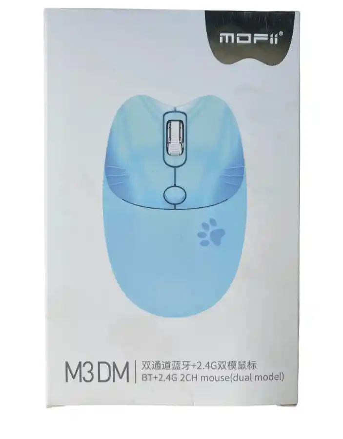 Mouse Inalambrico Moffi M3dm-color Celeste