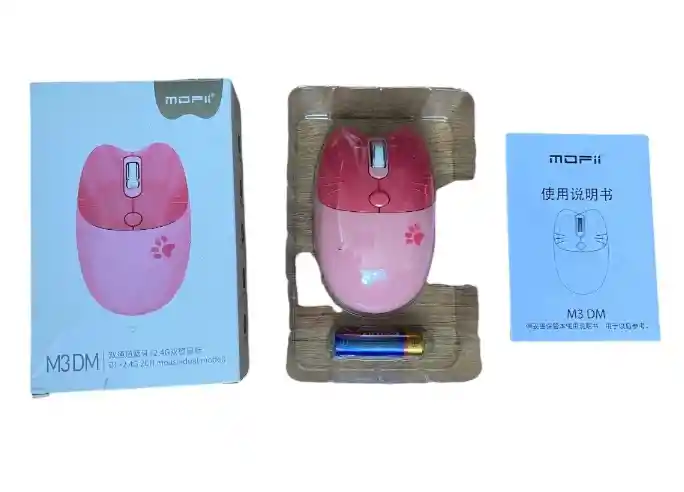 Mouse Inalambrico Moffi M3dm-color Rosa