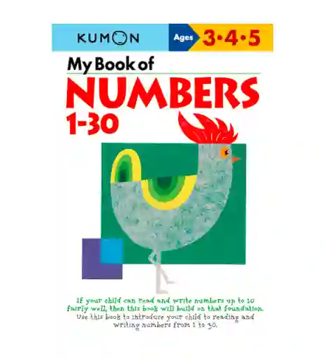 Kumon Libro Niñas Niños Matemáticas Números 1 Al 30