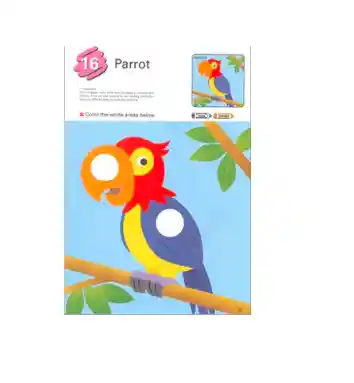 Libro Para Colorear Animales Kumon Niños Niñas