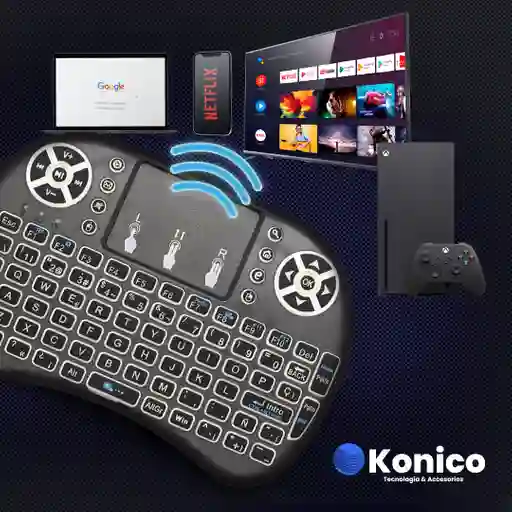 Mini Teclado Inalámbrico Tv/pc/android/consola