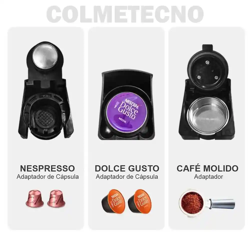 Maquina Multi Cápsula Cafetera 3 En 1 Espresso 1450watt Sk88