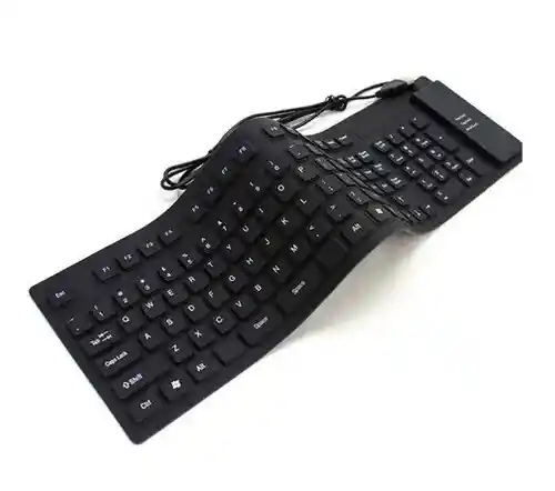 Teclado Flexible Usb Silicona Impermeable Wb-26 Keyboard