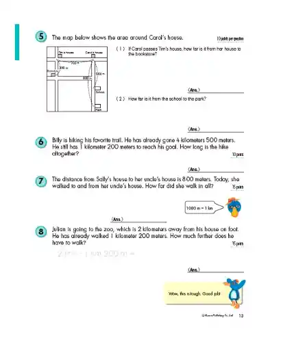 Kumon Libro Para Niños Problemas Matemáticos Inglés Grade 3