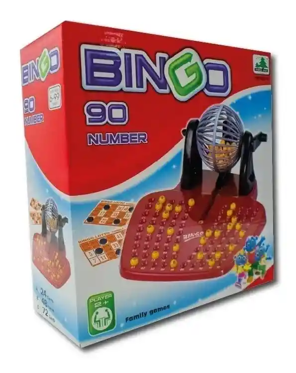 Bingo Lotto 48 Cartones Y 90 Números Juega Toda La Familia