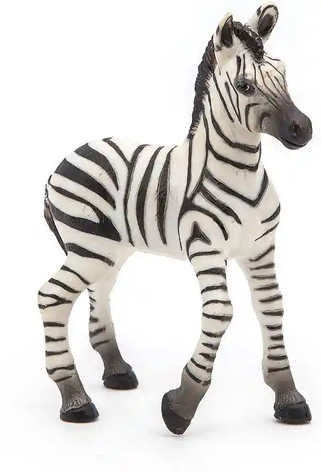 Figura Coleccionable Animales Cebra Pintada A Mano