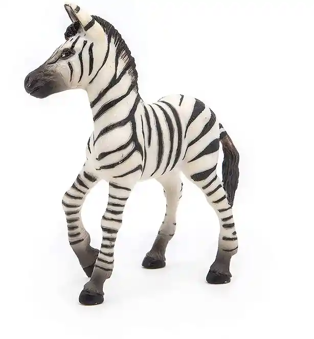 Figura Coleccionable Animales Cebra Pintada A Mano