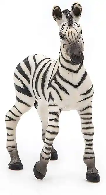 Figura Coleccionable Animales Cebra Pintada A Mano