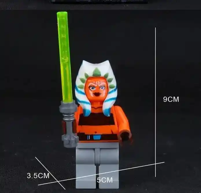 Figura Armable Ahsoka Juguete Didáctico Niños