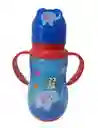 Tetero Antigas Anticolico Bebe Infantil Con Asa Biberon Niño Elefante Azul Ref. Bip1482