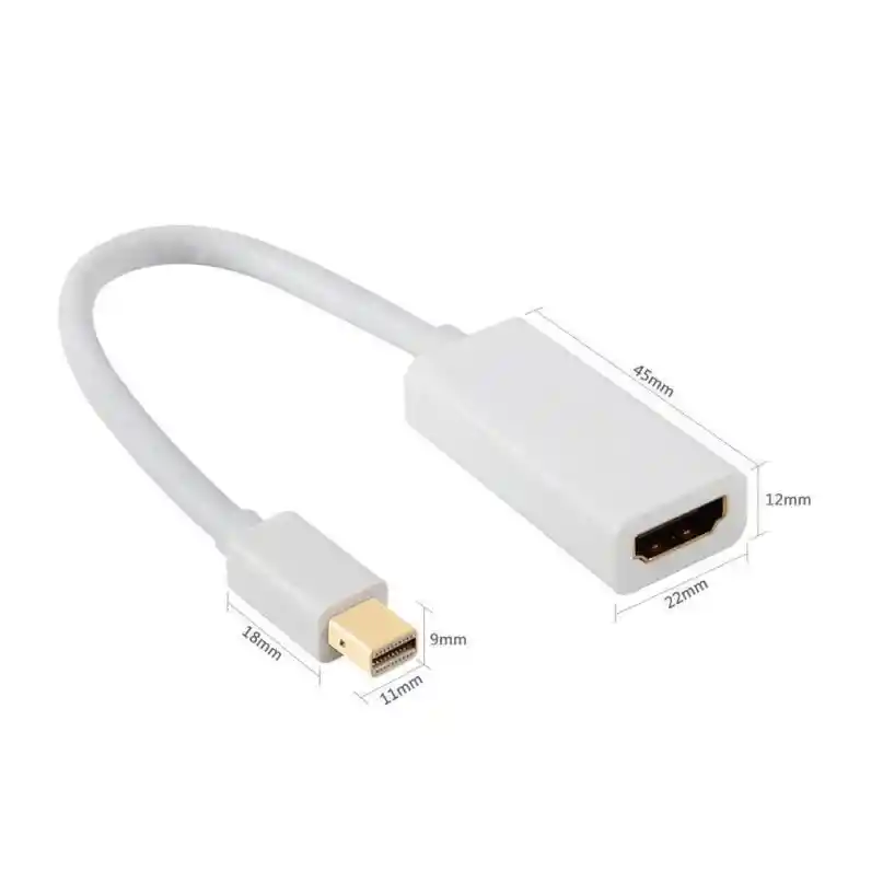 Macbook Convertidor Mini Displayport A Hdmi 2K 4K Mac,Pro