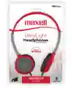 Maxell Audifonos Diadema Headbandhp-200 Red