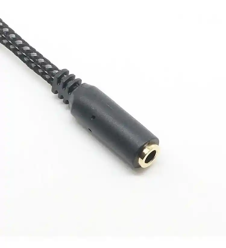 Cable Divisor De Audio Y Micrófono 1 Hembra A 2 Macho 3.5mm