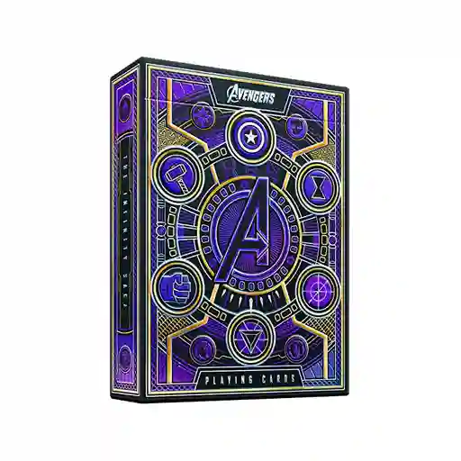 Bicycle Avengers Playing Cards Theory11 Morada