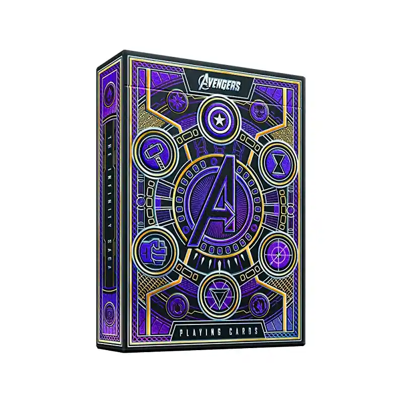 Bicycle Avengers Playing Cards Theory11 Morada