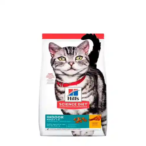 Hills Alimento Para Gato Adulto 1-6 Indoor Pollo 3.5 Lbrs