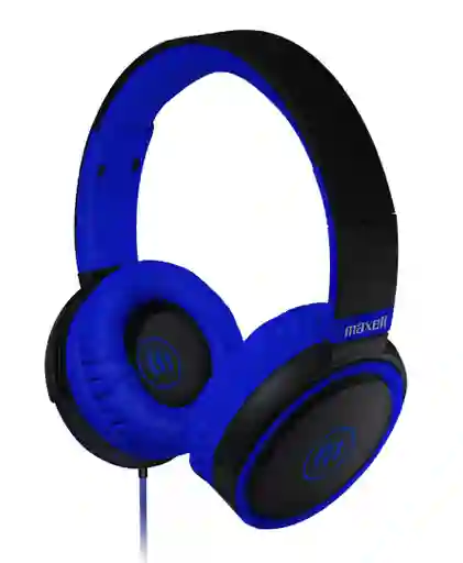 Maxell Audifonos Diadema Headphoneb-52 Blue