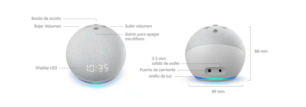 Amazon Asistente De Vozparlante Inteligente 4Ta Alexa