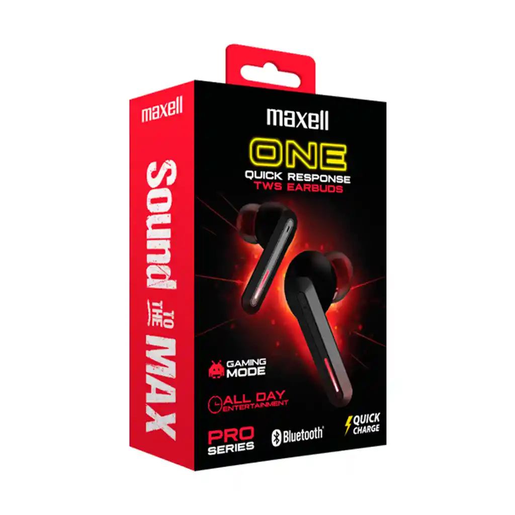 Maxell Audifonos Bluetoothone Quick Response Carga Rapida