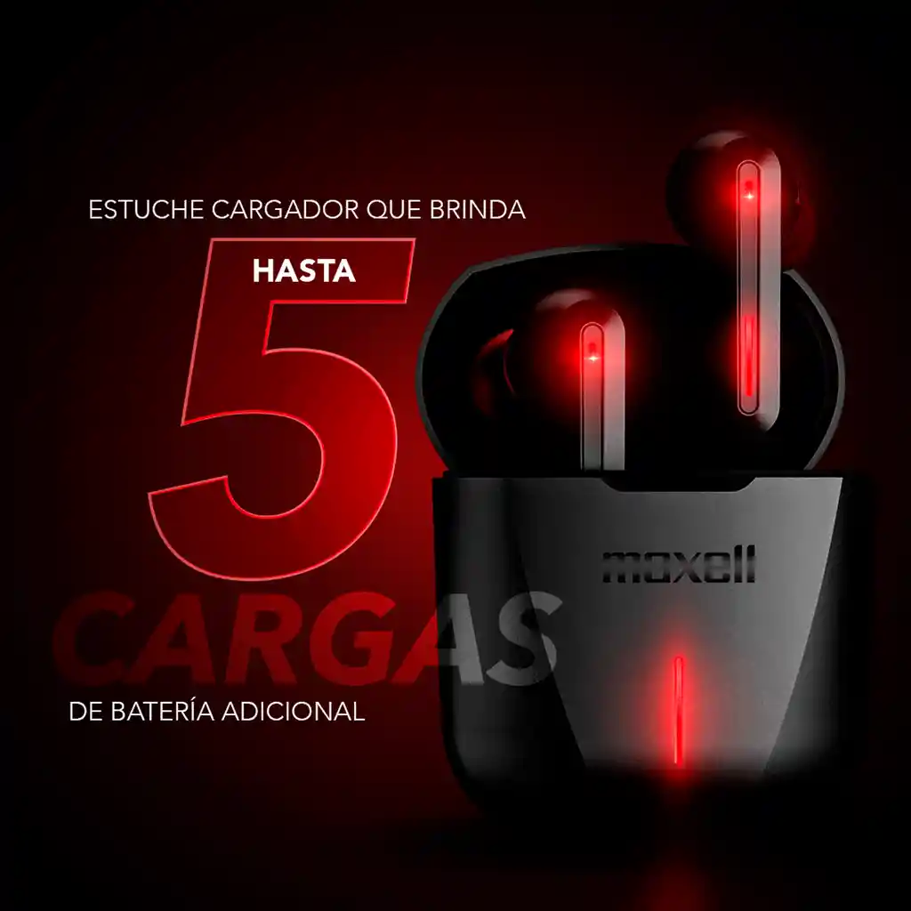 Maxell Audifonos Bluetoothone Quick Response Carga Rapida