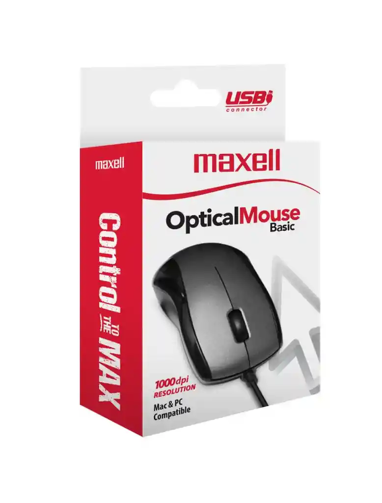 Mouse Optico Maxel Mowr-101 Black