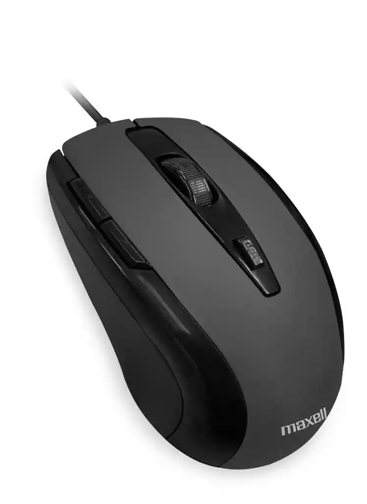 Maxell Mouse Optico5 Botones Mowr-105 Black