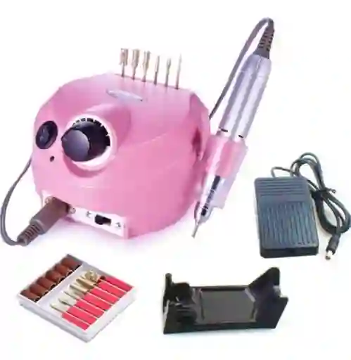 Kit Pulidor De Uñas Eléctrico Profesional Con Pedal Manicure / Pedicure