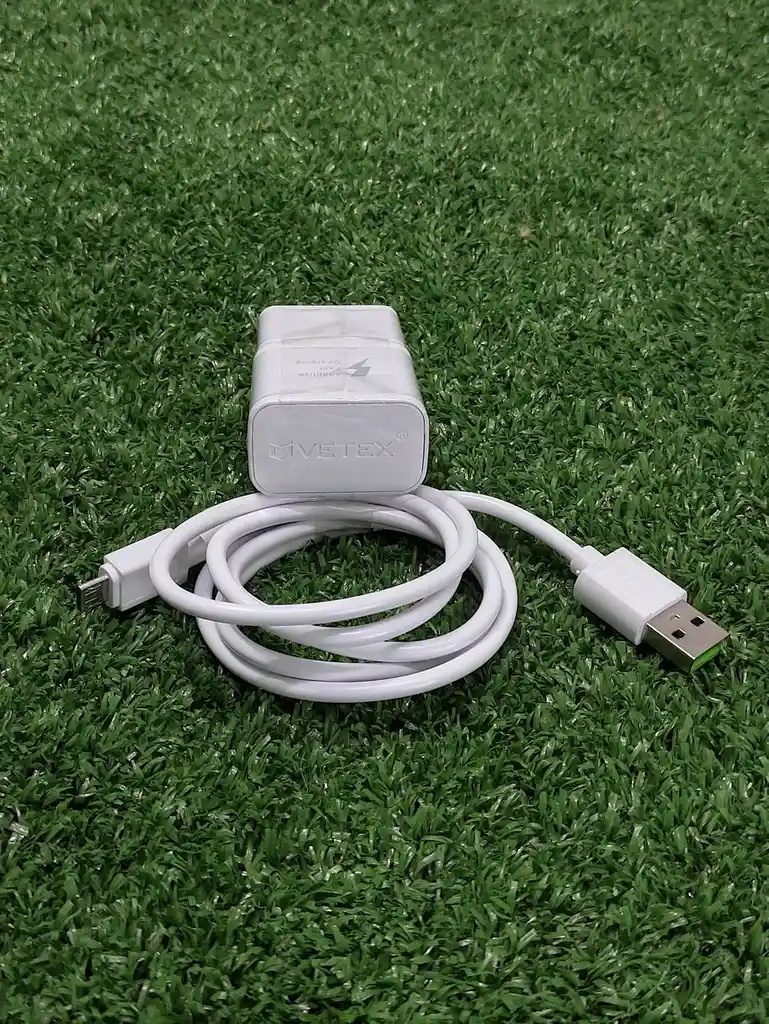Cargador Completo 2 En 1 | V8 | 3a | Vetex | Excelente Calidad | Android | Carga Rapida
