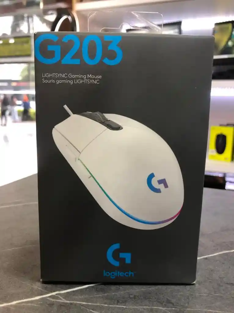 Logitech Mouseg203 Blanco