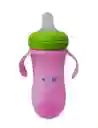 Vaso Anti Goteo Tetero Asas 12 Onzas Bebe Biberón Chupo Jugo Niña Violeta Ref Boogy 20241