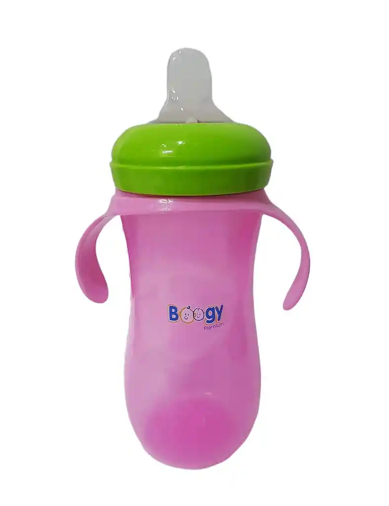 Vaso Anti Goteo Tetero Asas 12 Onzas Bebe Biberón Chupo Jugo Niña Violeta Ref Boogy 20241