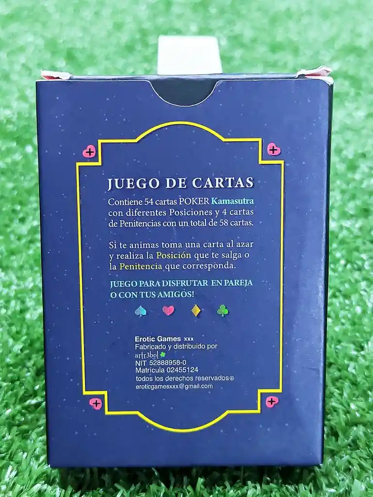 Cartas Eroticas Poker Kamasutra | Sex Shop | Fetish | Juguete Sexual | Placer | Erotismo