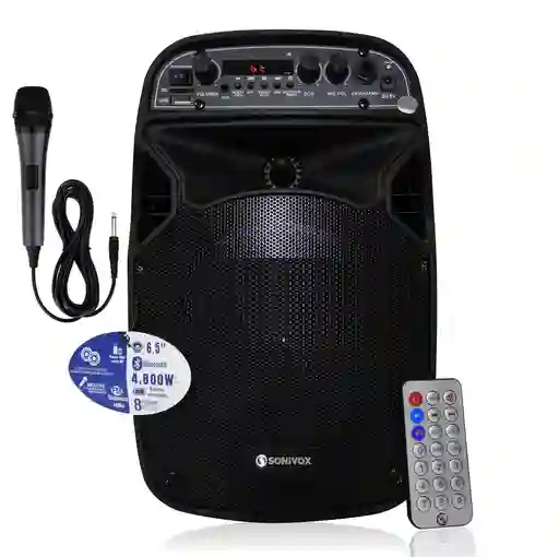 Cabina De Sonido Profesional Recargable Bt Sonivox Vs-ss1862