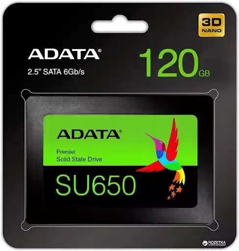 Adata Disco Solido Ssd Internoultimate Su650 120 Gb Negro