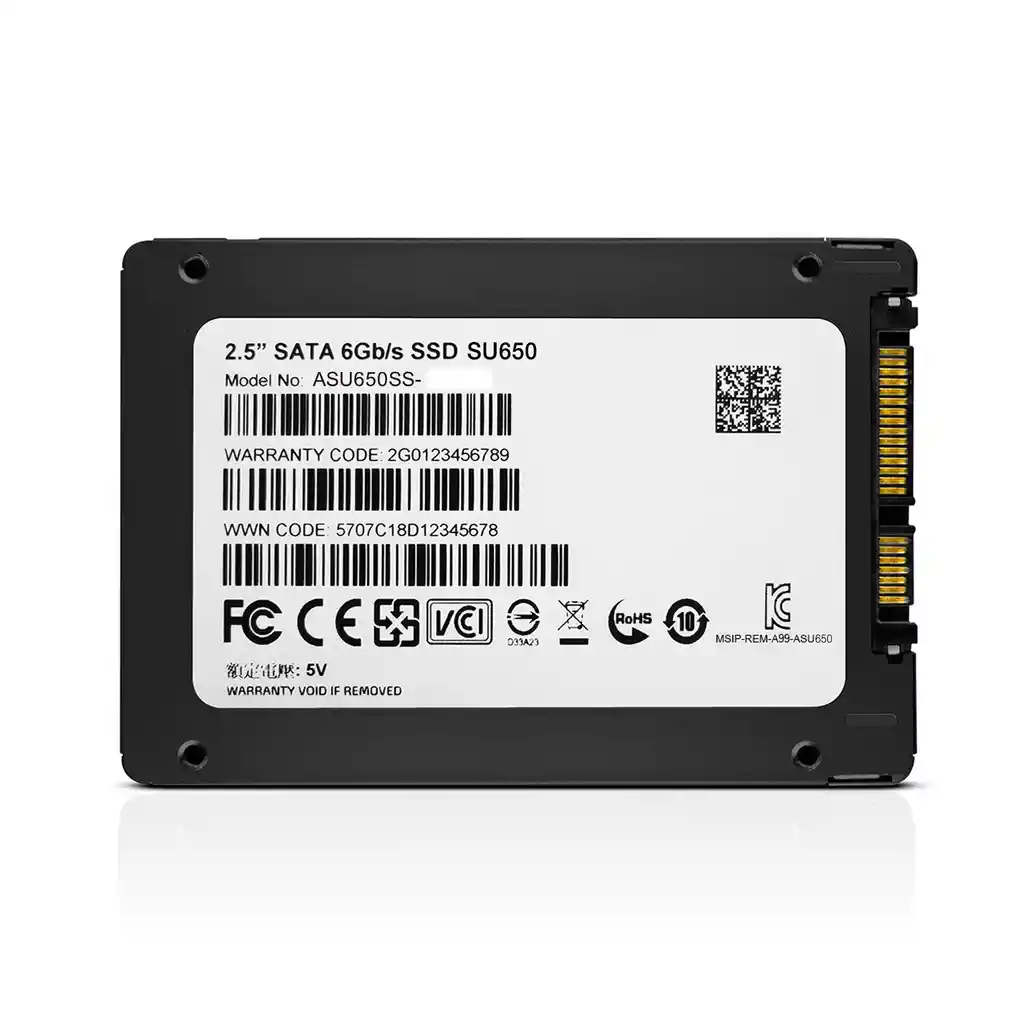 Adata Disco Solido Ssd Internoultimate Su650 120 Gb Negro