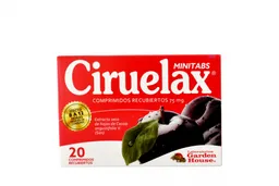 Ciruelax Minitabs 75 Mg Caja Con 20 Comprimidos Recubiertos