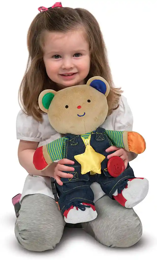 Oso De Peluche Montessori Aprende A Vestir Niñas Niños Bebe