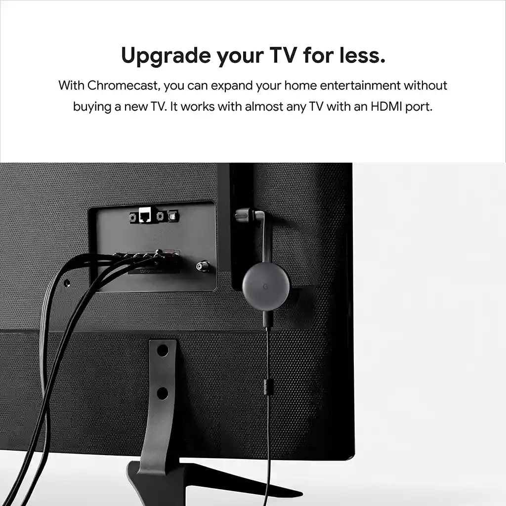 Google Chromecast 3 Gen, Hdmi 1080p, Android & Iphone Apps