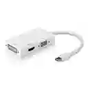 Adaptador 3 En 1 Mini Displayport A Hdmi, Vga, Dvi