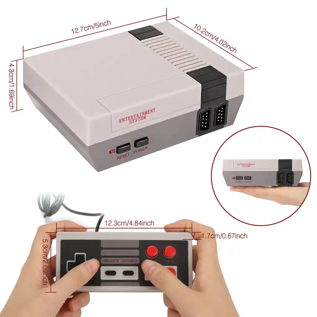 Mini Consola De Juegos Retro Av 620 Juegos Incorporados