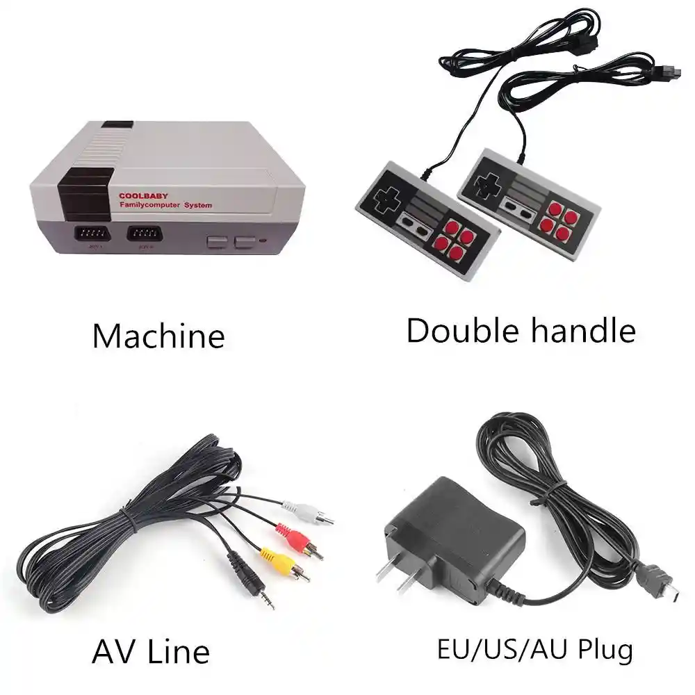 Mini Consola De Juegos Retro Av 620 Juegos Incorporados