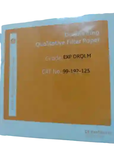 GE  Papel de Filtro Cualitativo de Doble Anillo