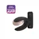 Satisfyer Double Love Luxury Partnerapp Interactivo Black